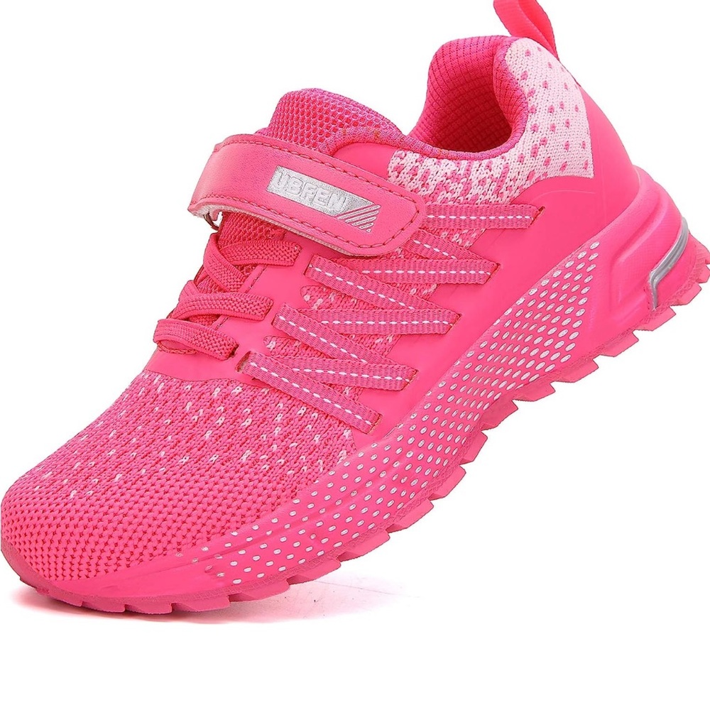 Kids Sneakers Girls Running Tennis Lightweight Breathable Sport Athletic Size 10